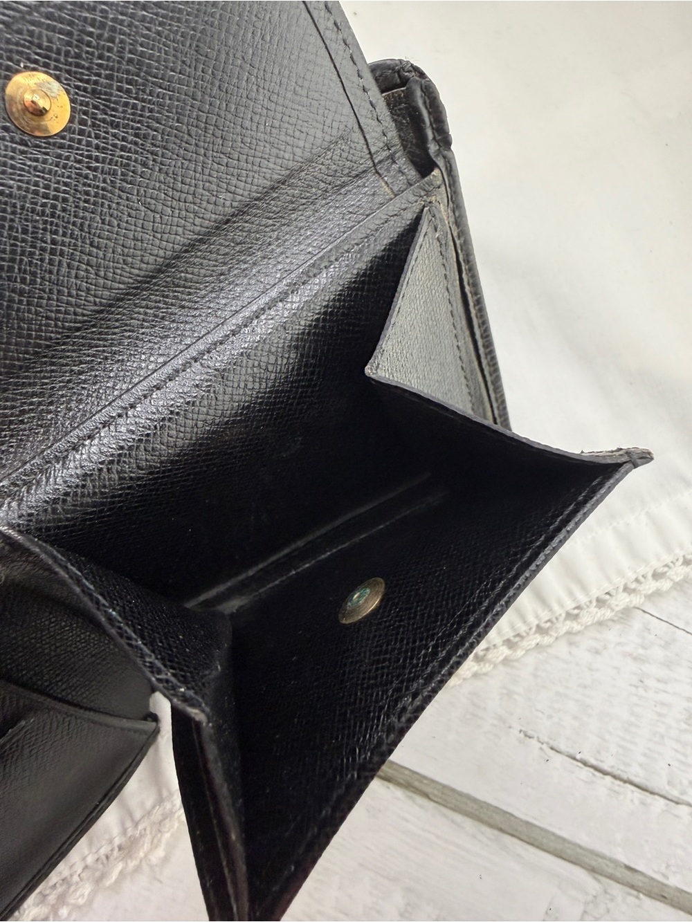 AUTHENTIC Louis Vuitton Marco Wallet. Black. - Picture 4 of 16